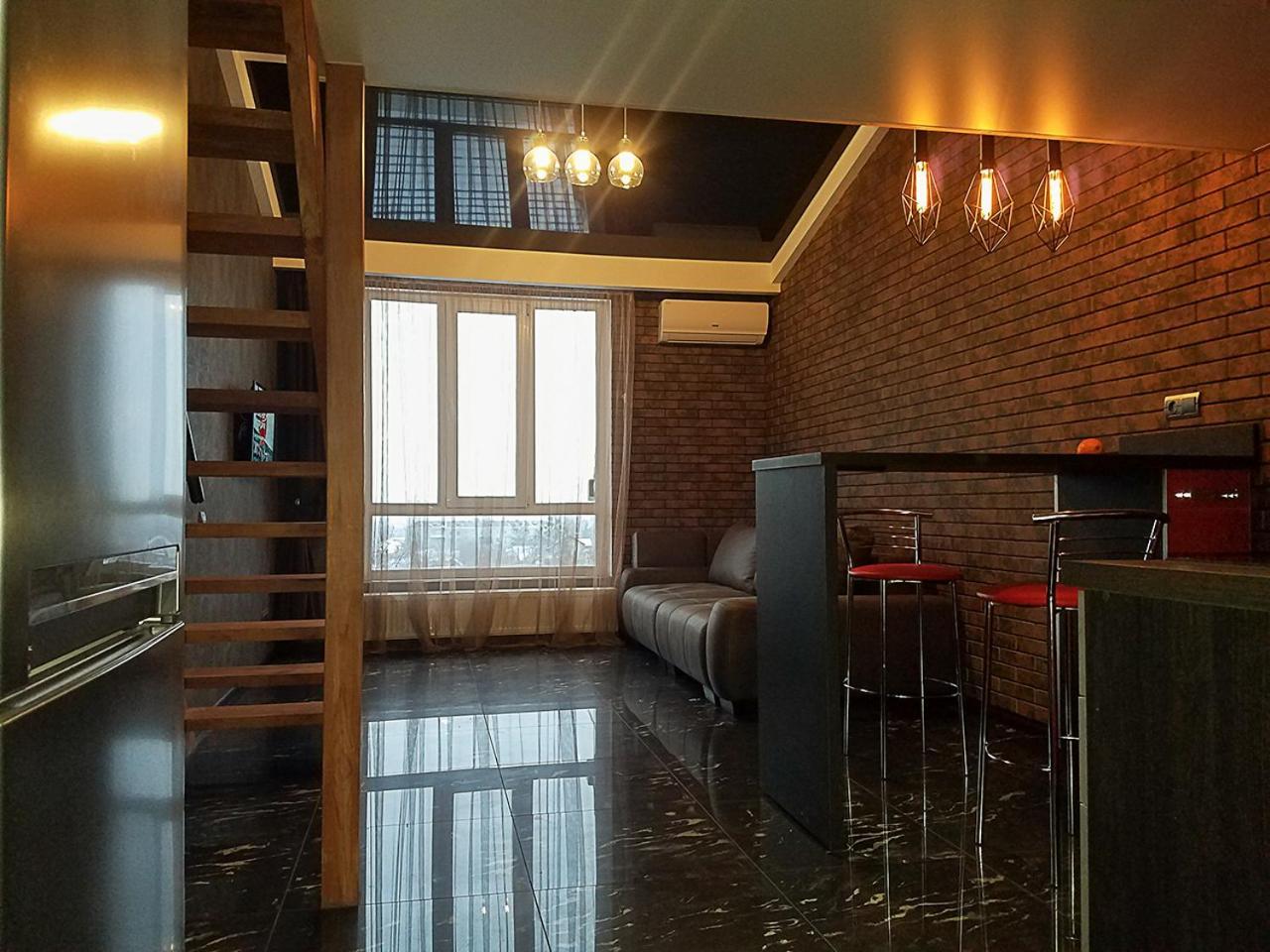 ハルキウВ Стиле Loft 2Ухэтажная Квартира.アパートメント エクステリア 写真